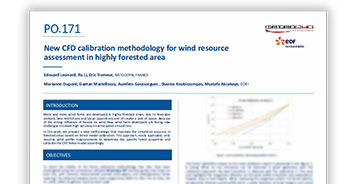 Poster: New methodology for wind resource assessment in forested area