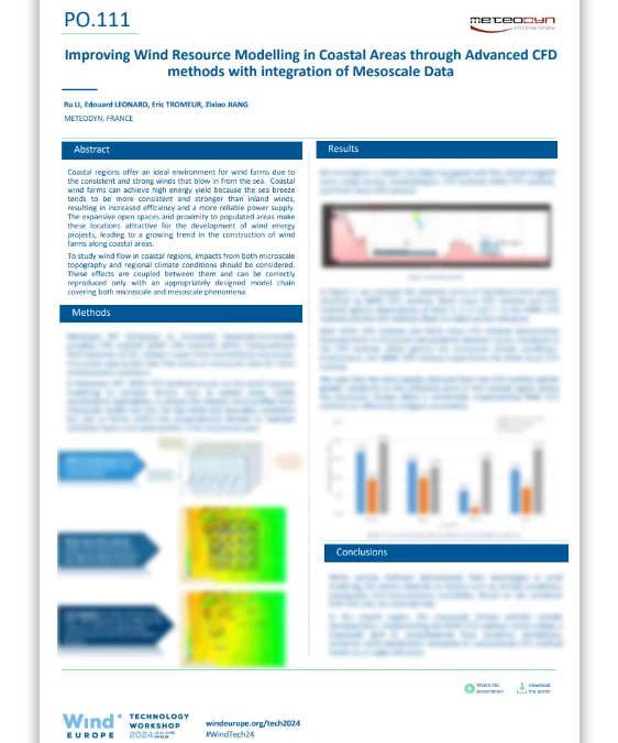 Poster: Improving Wind Resource Modelling in Coastal Areas through Advanced CFD methods with integration of Mesoscale Data